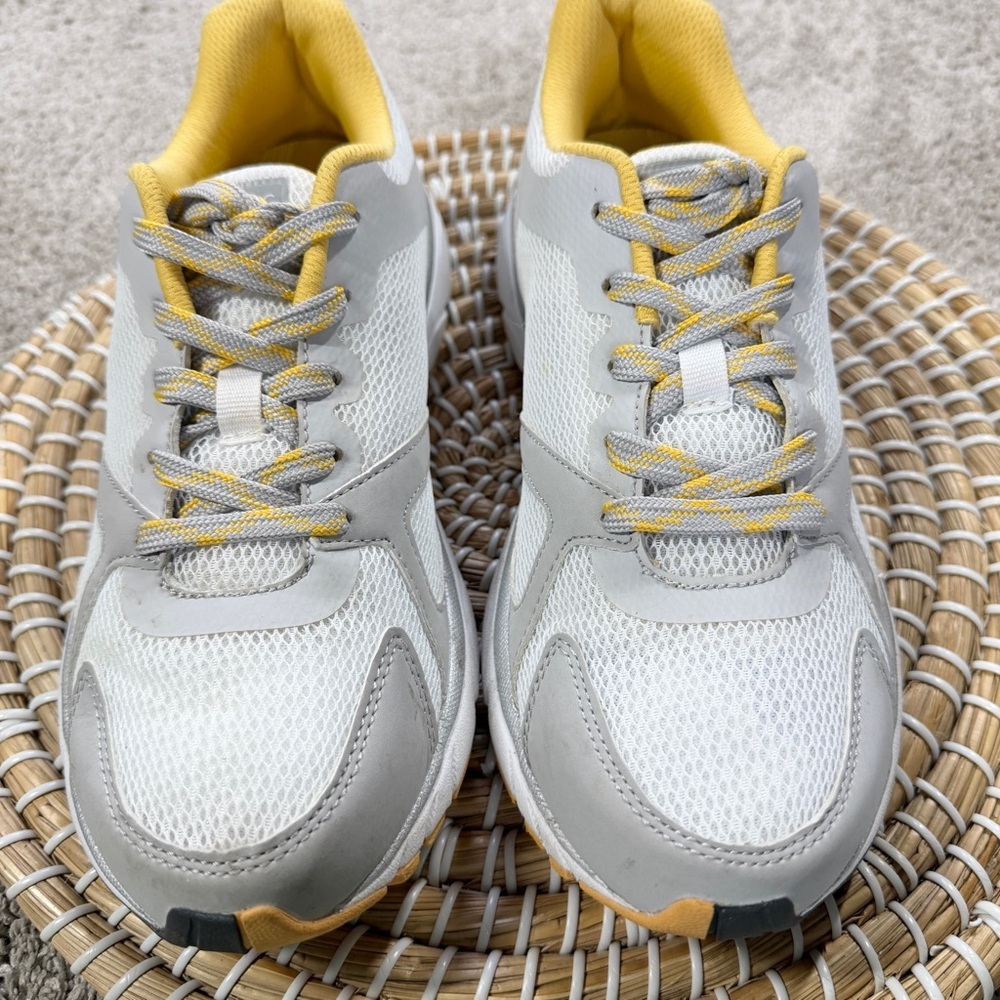 Vionic Women’s Tokyo Fitness Sneakers Walking Shoes Comfort in Yellow White 9 - Picture 4 of 12